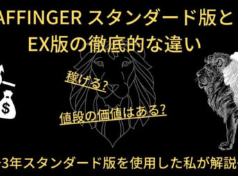 AFFINGERのスタンダード版とEX版違い